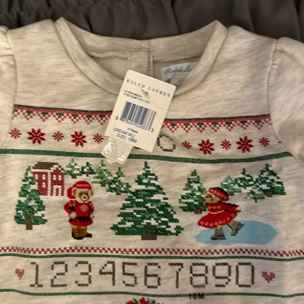 NWT Ralph Lauren Baby Girl Purple jumpsuit Onesies - Picture 3 of 3